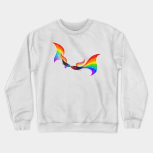 Two Rainbow guppy Crewneck Sweatshirt